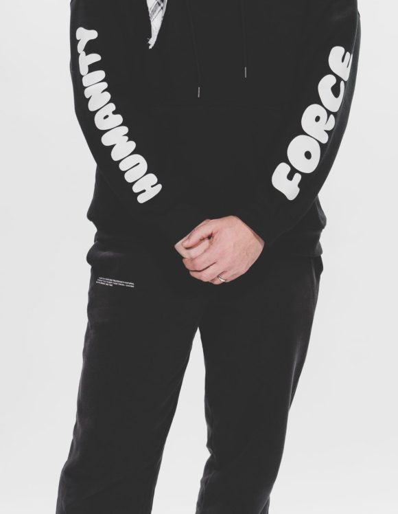 Black Oversized Hoodie for Men