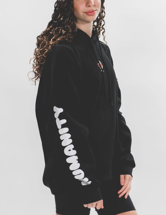 Black Oversized Hoodies for Women