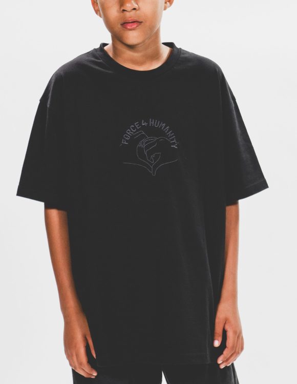 Black Oversized T-Shirt for Boys