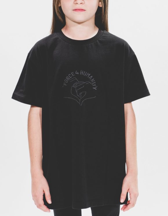 Black Oversized T-Shirt for Girls