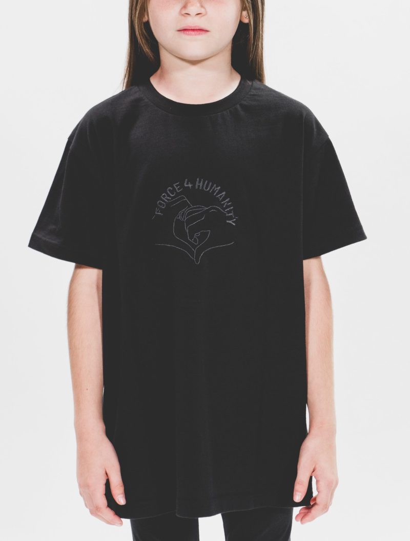 Black Oversized T-Shirt for Girls