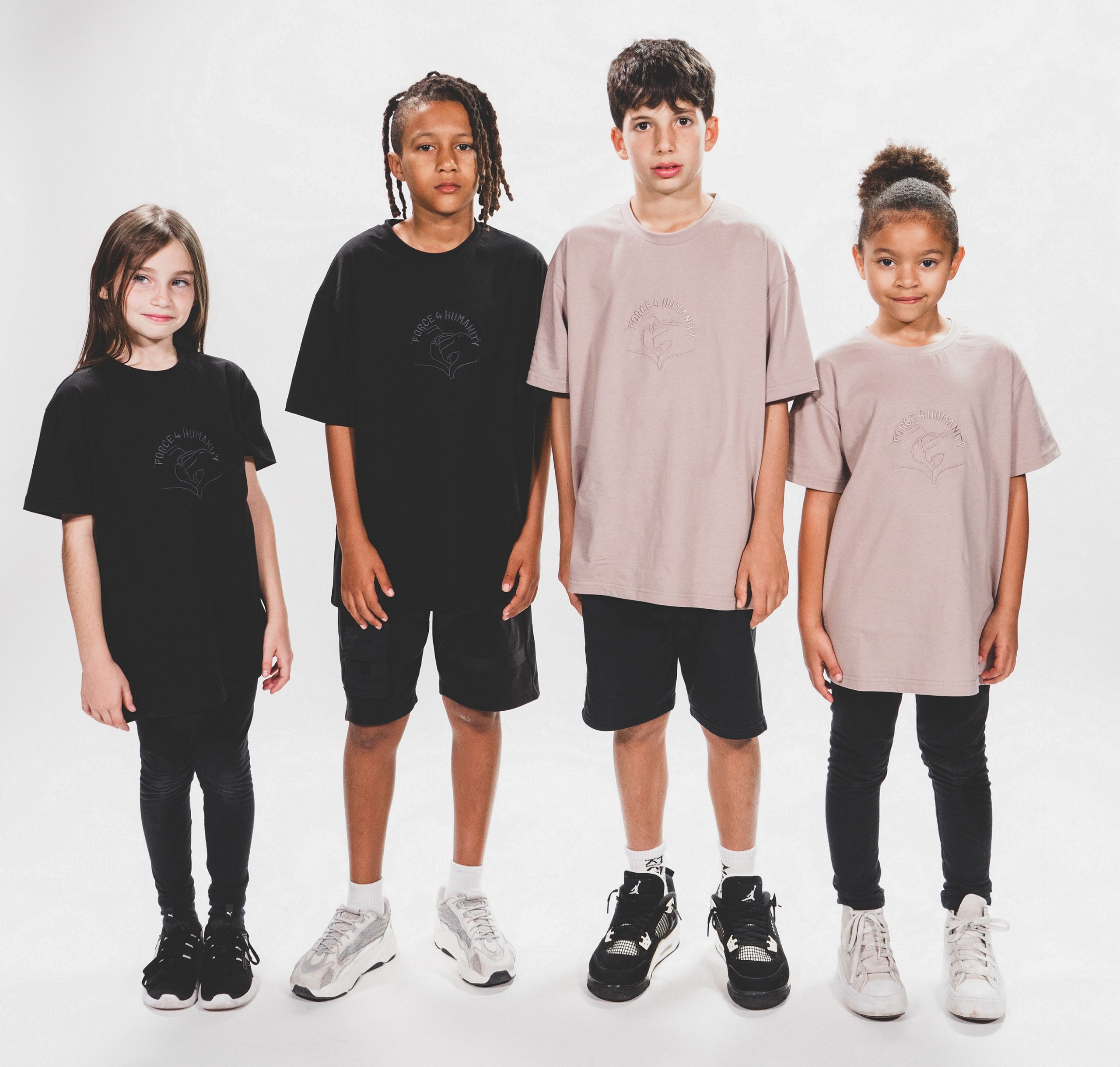 Force for Humanity Kids Oversized T-Shirts